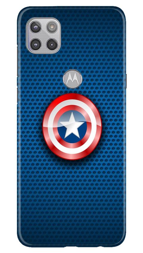 Captain America Shield Case for Moto G 5G (Design No. 253)
