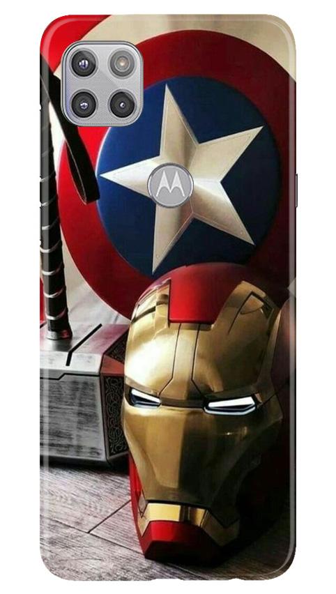 Ironman Captain America Case for Moto G 5G (Design No. 254)