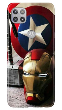 Ironman Captain America Mobile Back Case for Moto G 5G (Design - 254)