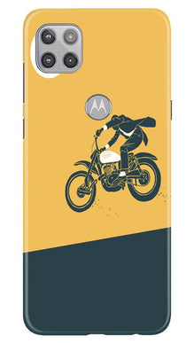 Bike Lovers Mobile Back Case for Moto G 5G (Design - 256)