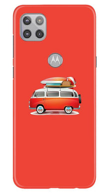 Travel Bus Mobile Back Case for Moto G 5G (Design - 258)
