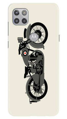 MotorCycle Mobile Back Case for Moto G 5G (Design - 259)