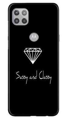 Sassy and Classy Mobile Back Case for Moto G 5G (Design - 264)