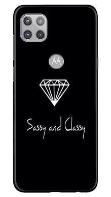 Sassy and Classy Mobile Back Case for Moto G 5G (Design - 264)