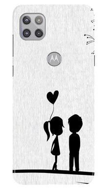 Cute Kid Couple Mobile Back Case for Moto G 5G (Design - 283)