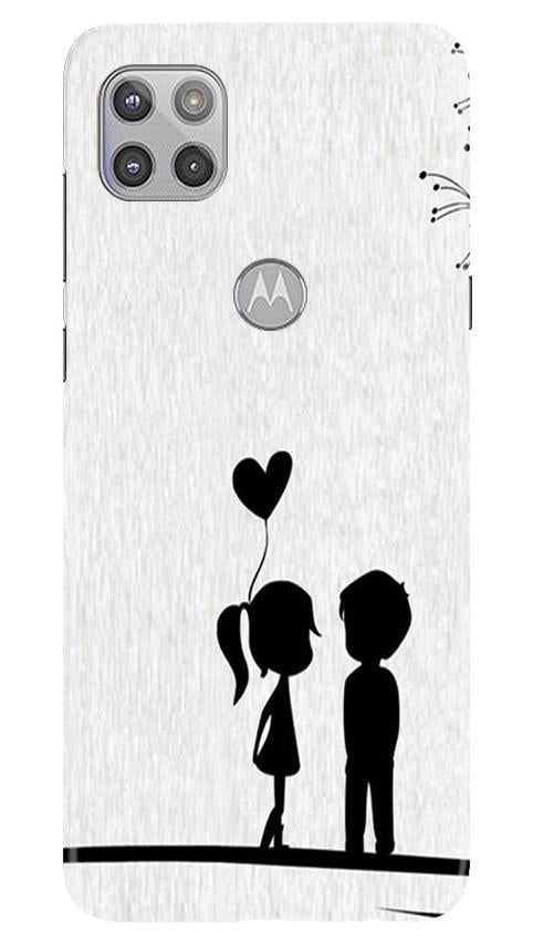 Cute Kid Couple Case for Moto G 5G (Design No. 283)