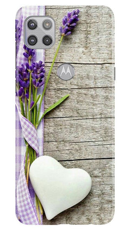 White Heart Case for Moto G 5G (Design No. 298)
