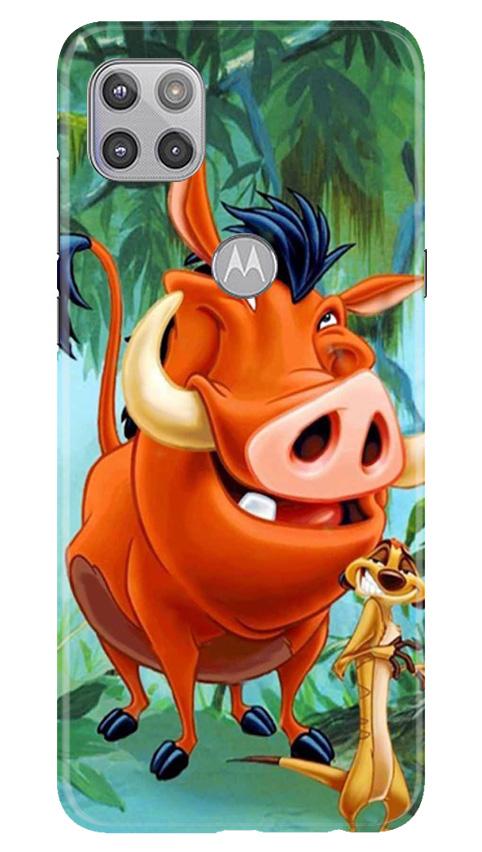 Timon and Pumbaa Mobile Back Case for Moto G 5G (Design - 305)