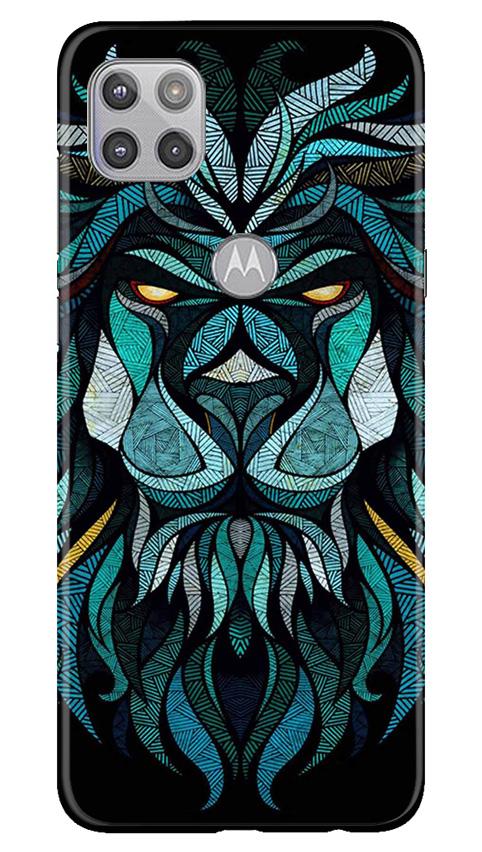 Lion Mobile Back Case for Moto G 5G (Design - 314)