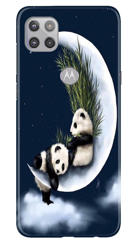 Panda Moon Mobile Back Case for Moto G 5G (Design - 318)