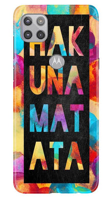 Hakuna Matata Mobile Back Case for Moto G 5G (Design - 323)