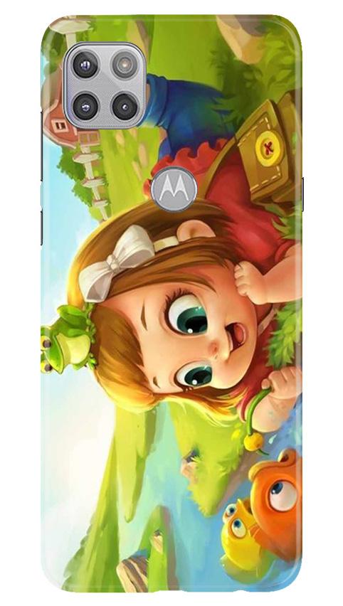 Baby Girl Mobile Back Case for Moto G 5G (Design - 339)