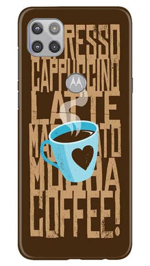 Love Coffee Mobile Back Case for Moto G 5G (Design - 351)