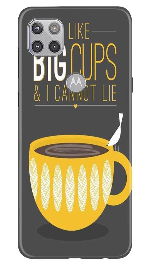 Big Cups Coffee Mobile Back Case for Moto G 5G (Design - 352)