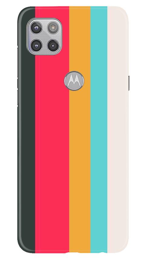 Color Pattern Mobile Back Case for Moto G 5G (Design - 369)