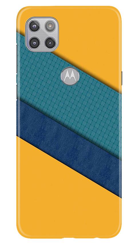 Diagonal Pattern Mobile Back Case for Moto G 5G (Design - 370)