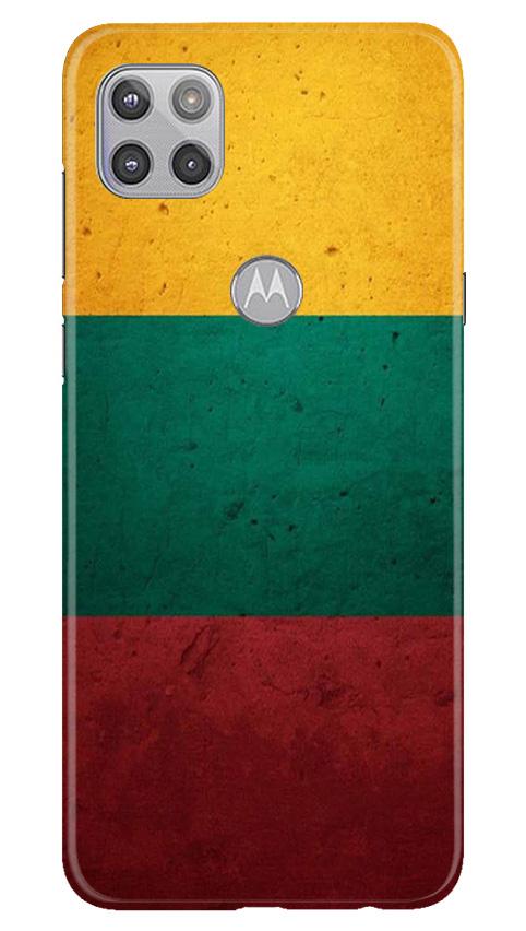 Color Pattern Mobile Back Case for Moto G 5G (Design - 374)