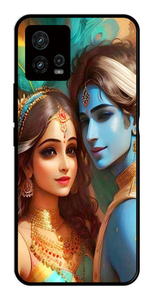Lord Radha Krishna Metal Mobile Case for Moto G72 5G