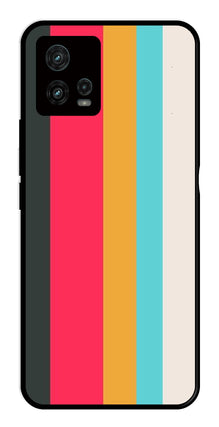 Muted Rainbow Metal Mobile Case for Moto Edge 30 Fusion 5G