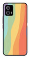Muted Rainbow Metal Mobile Case for Moto G73 5G   (Design No -02)