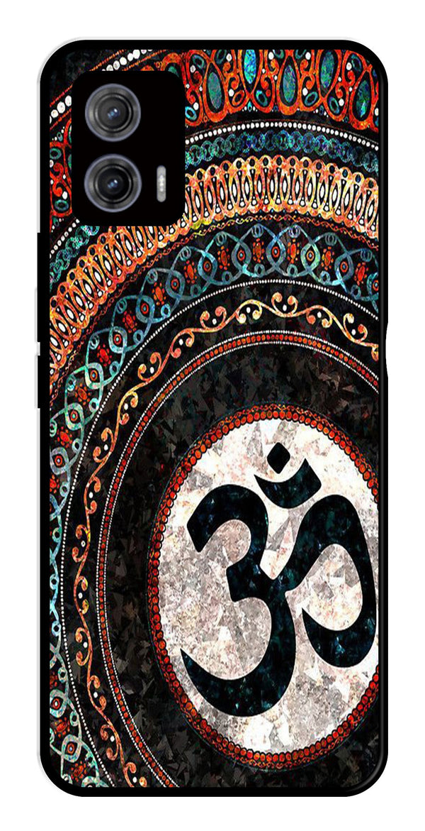 Oum Design Metal Mobile Case for Moto G73 5G   (Design No -15)