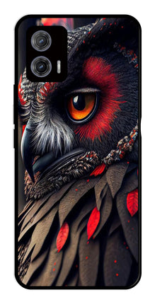 Owl Design Metal Mobile Case for Moto G73 5G