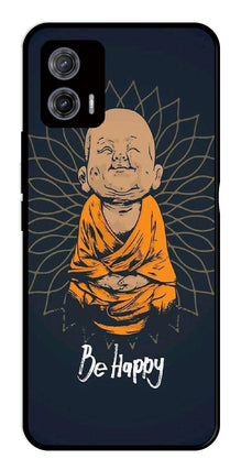 Be Happy Metal Mobile Case for Moto G73 5G