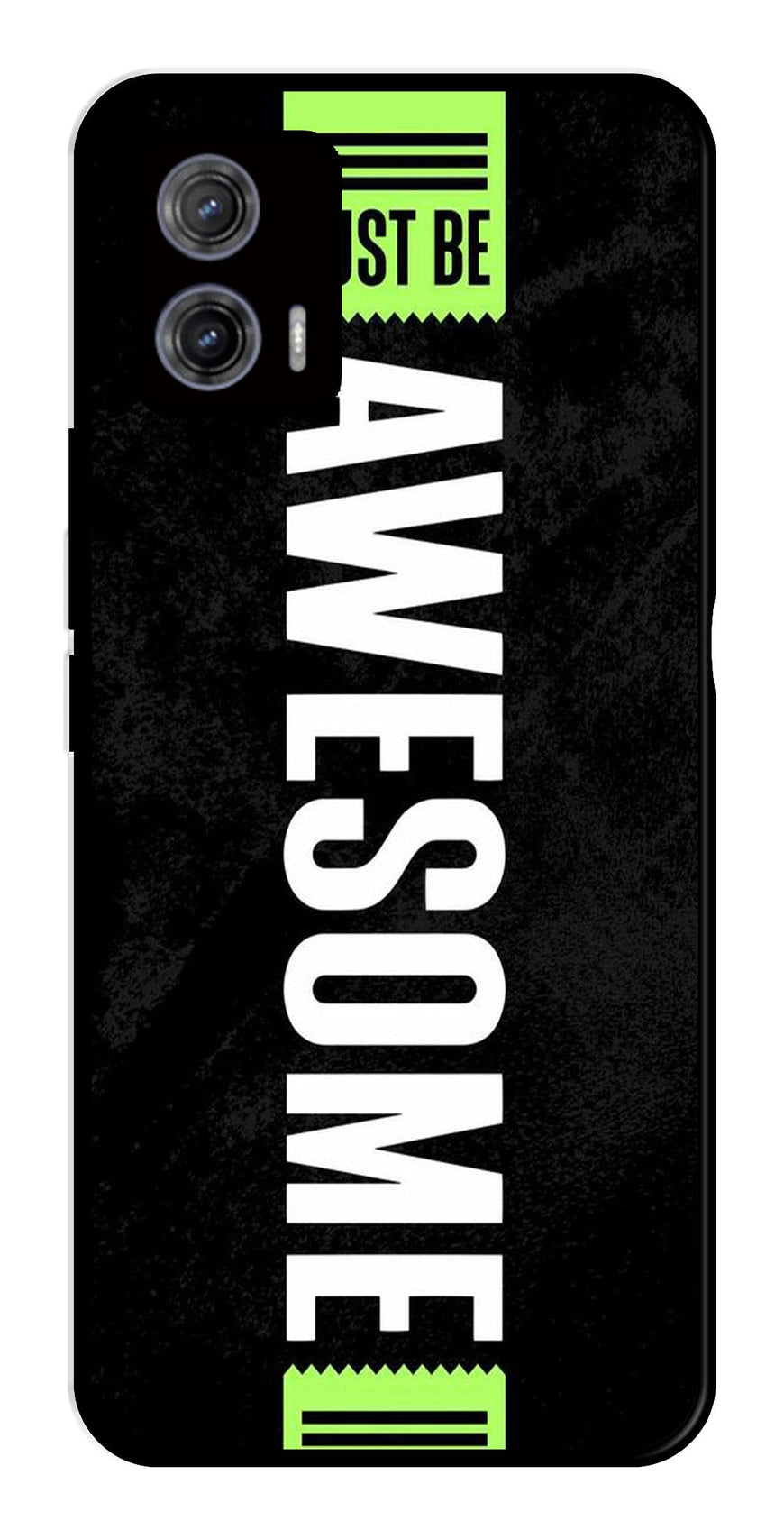 Awesome Metal Mobile Case for Moto G73 5G   (Design No -33)