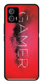 Gamer Pattern Metal Mobile Case for Moto G73 5G   (Design No -41)