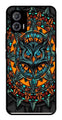 Owl Pattern Metal Mobile Case for Moto G73 5G   (Design No -42)