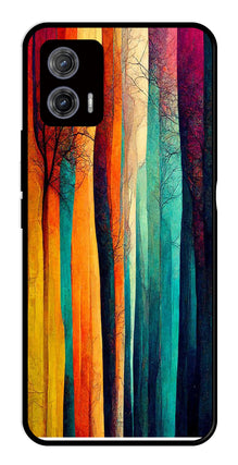Modern Art Colorful Metal Mobile Case for Moto G73 5G