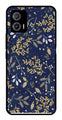 Floral Pattern  Metal Mobile Case for Moto G73 5G   (Design No -52)