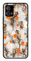 Autumn leaves Metal Mobile Case for Moto G73 5G   (Design No -55)