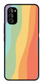 Muted Rainbow Metal Mobile Case for Moto G82 5G   (Design No -02)