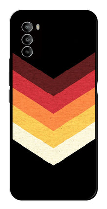 MultiColor Arrow Metal Mobile Case for Moto G82 5G