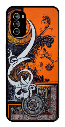 Qalander Art Metal Mobile Case for Moto G82 5G