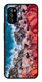 Sea Shore Metal Mobile Case for Moto G82 5G   (Design No -18)