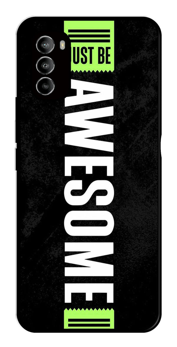 Awesome Metal Mobile Case for Moto G82 5G   (Design No -33)