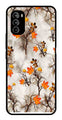 Autumn leaves Metal Mobile Case for Moto G82 5G   (Design No -55)