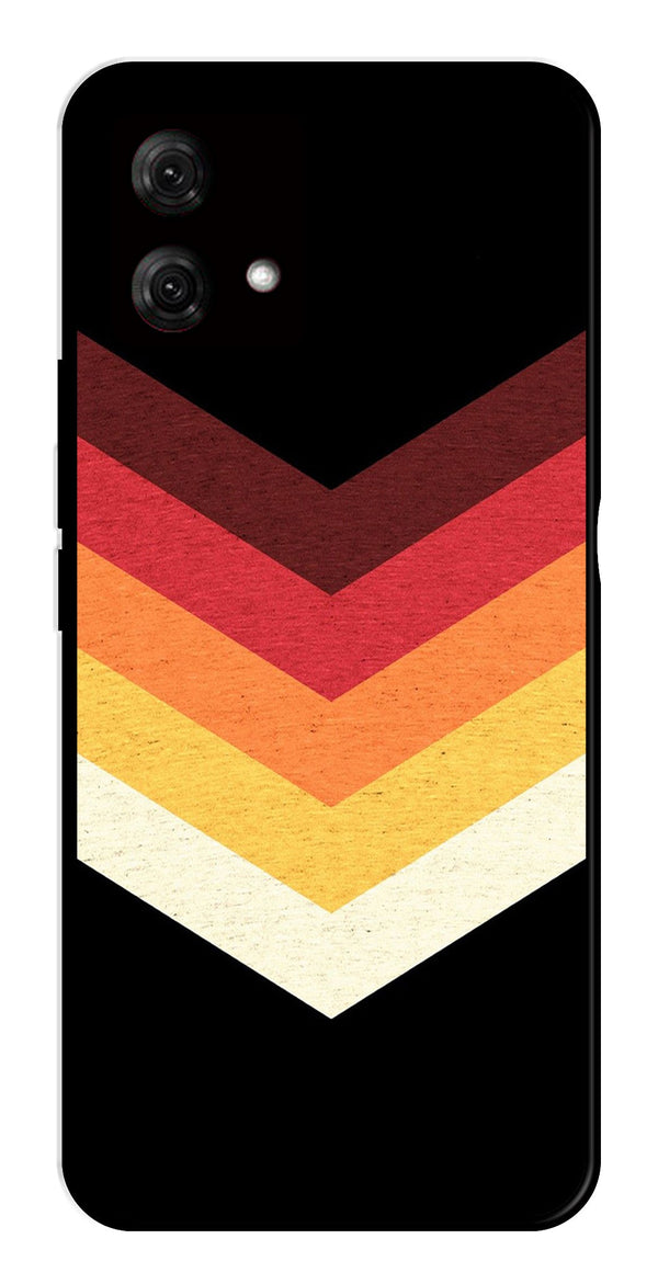 MultiColor Arrow Metal Mobile Case for Moto G84 5G   (Design No -04)