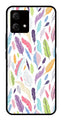 Colorful Feathers Metal Mobile Case for Moto G84 5G   (Design No -06)