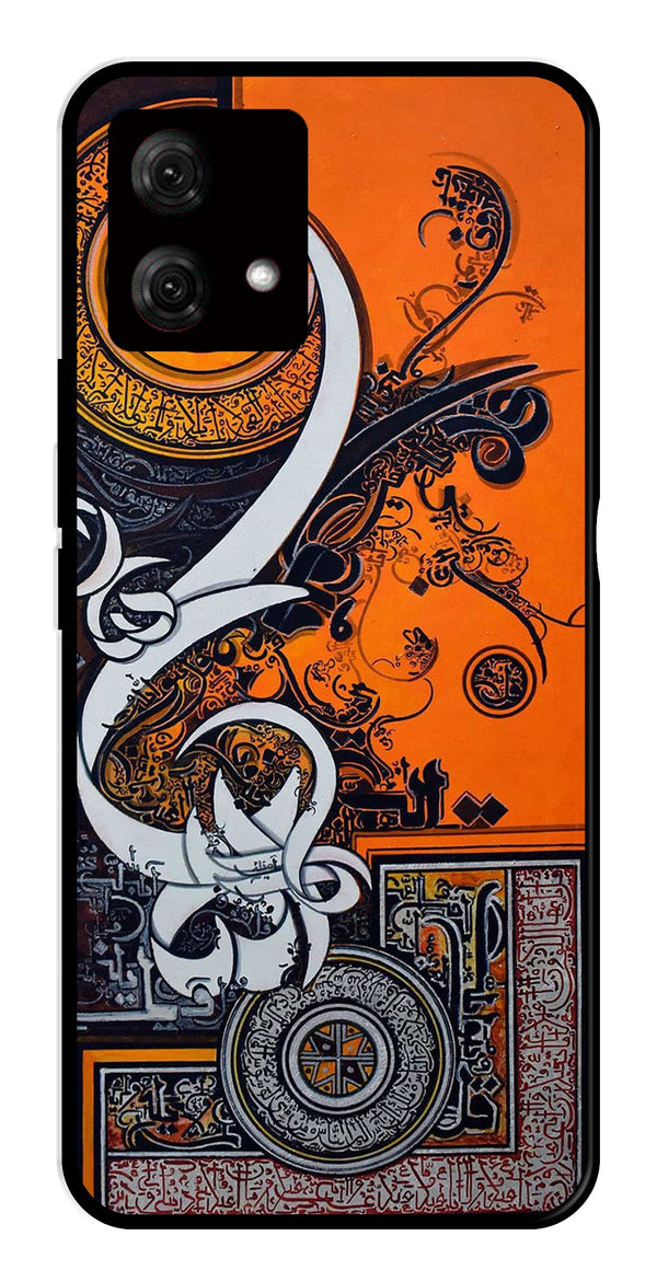 Qalander Art Metal Mobile Case for Moto G84 5G   (Design No -16)