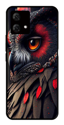 Owl Design Metal Mobile Case for Moto G84 5G