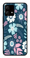 Flower Leaves Design Metal Mobile Case for Moto G84 5G   (Design No -50)