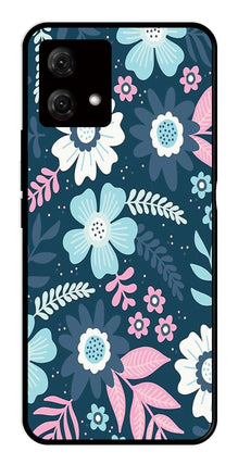 Flower Leaves Design Metal Mobile Case for Moto G84 5G