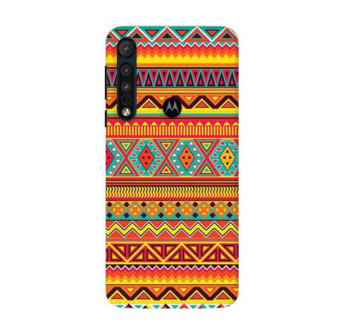 Zigzag line pattern Case for Moto G8 Plus