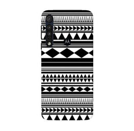Black white Pattern Case for Moto G8 Plus