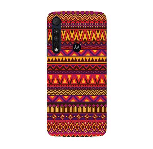 Zigzag line pattern2 Case for Moto G8 Plus