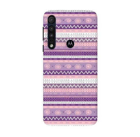 Zigzag line pattern3 Case for Moto G8 Plus