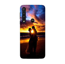 Couple Sea shore Mobile Back Case for Moto G8 Plus (Design - 13)